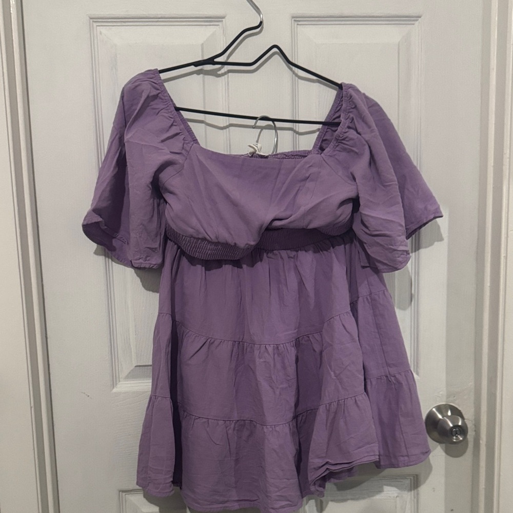 Velvet Women's Maxi Dress in Purple